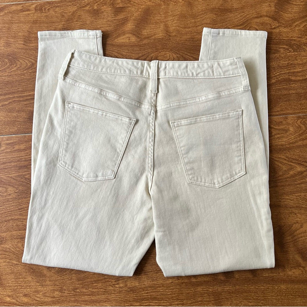 Universal Thread Women’s Cream Off White High Rise Skinny Denim Jeans Size 10R - Picture 3 of 11